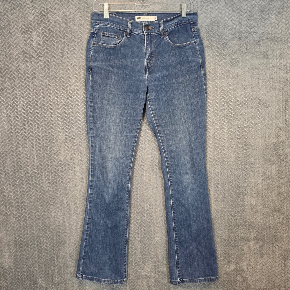Levis 515 Bootcut Jeans Womens 4M Medium Wash Blue Mid Rise Denim 15516-0137